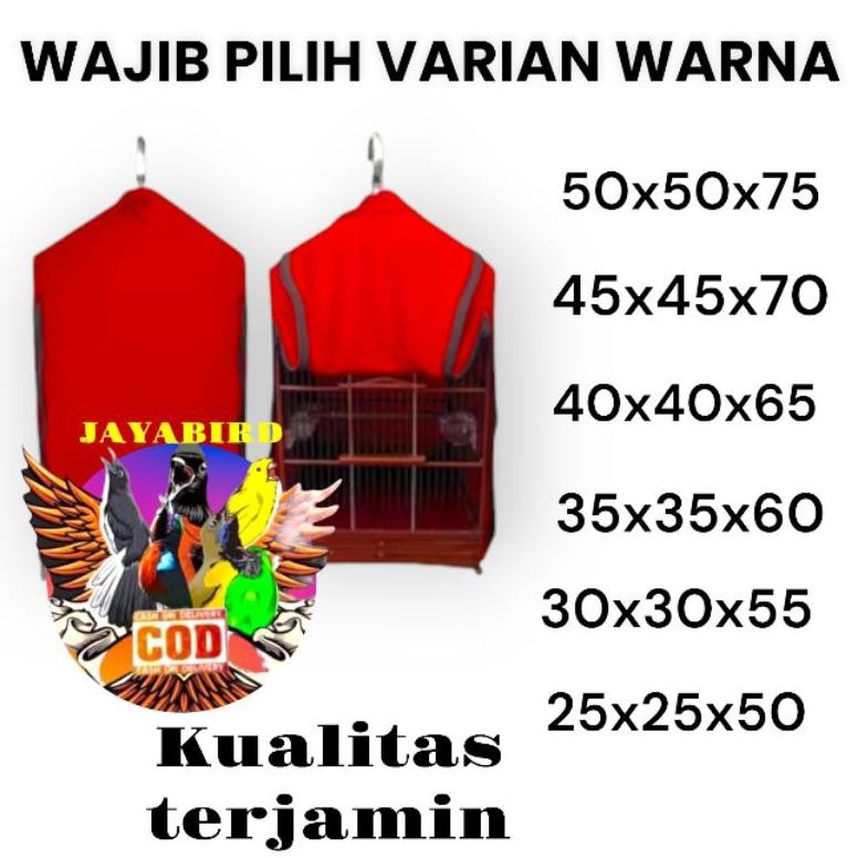 KRODONG SANGKAR  BURUNG KOTAK NO 1'2'3'4'5'6'7 DOUBLE RESLETING TEBAL BERKUALITAS AST