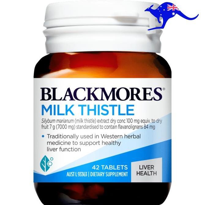 TERMURAH - Blackmores Milk Thistle Liver Health 42 Tablets Silymarin Australia High Strength 60 / He