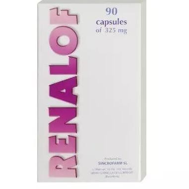 NEW RENALOF KAPSUL 325mg 90 kapsul obat herbal melancarkan buang air kemih