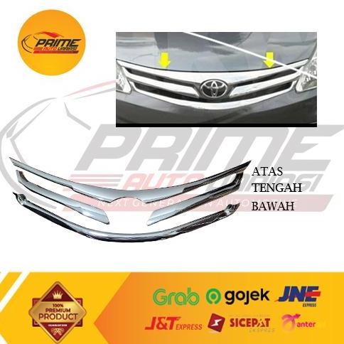 TERMURAH - LIST GRILL ALL NEW AVANZA 2012 2013 CHROME