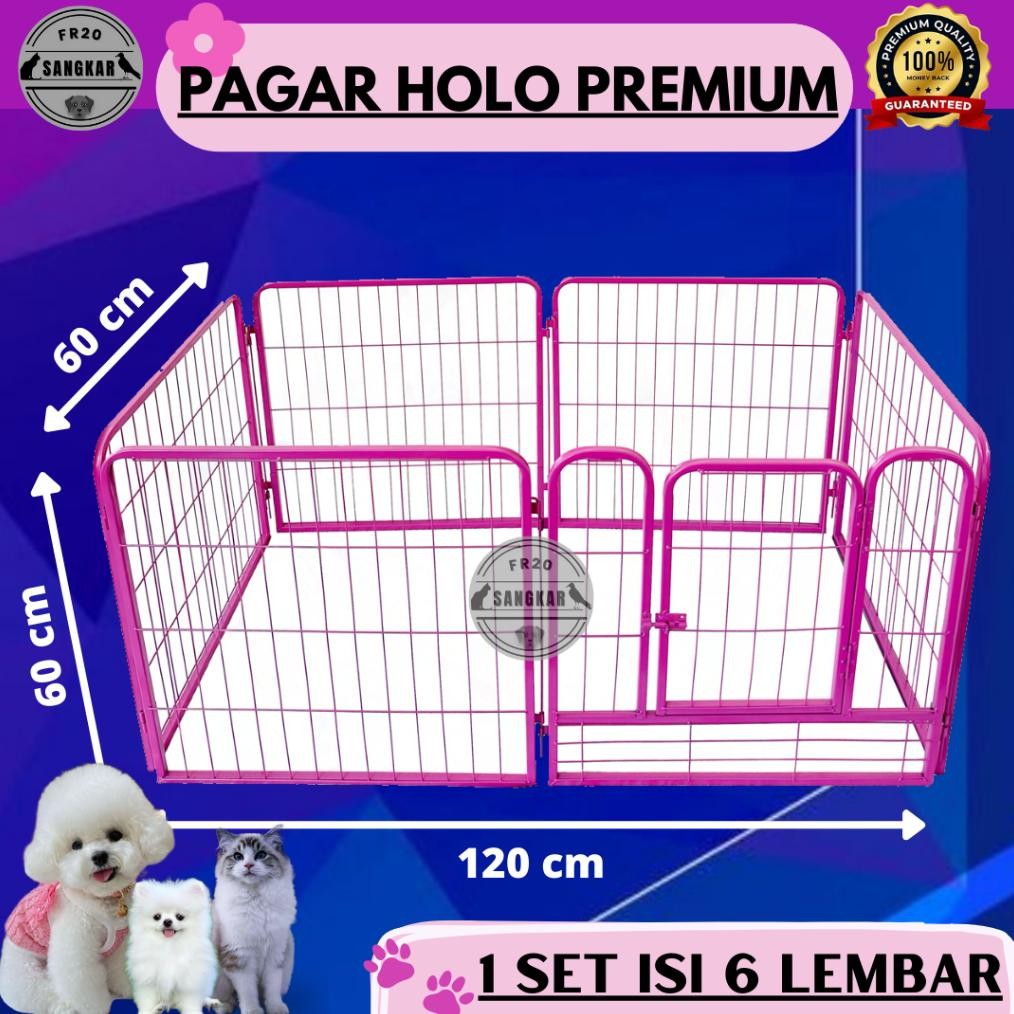 Pagar Anjing Serbaguna / Kandang Hewan Pagar Besi Size Untuk Anjing Kucing Kelinci dll /  Kandang Pa