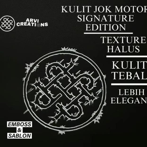 Kulit Jok Motor Texture Halus Arvicreations Jok Kulit Sintetik Motor Matic Dan Bebek