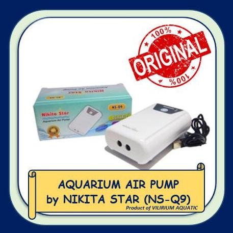 Perlengkapan Aquarium - Aquarium Air Pump / Aerator (Ns-Q9/Ac-Dc)