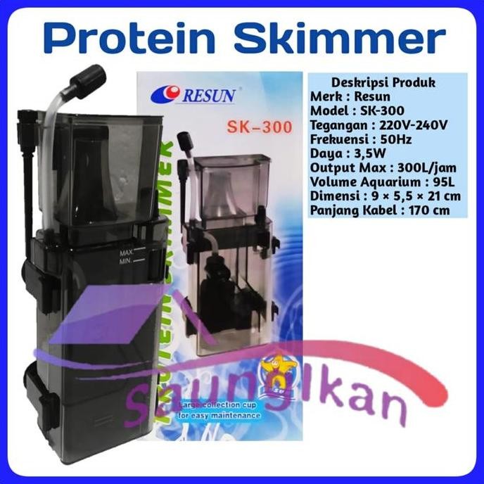 Resun Sk - 300 Protein Aquarium Skimmer