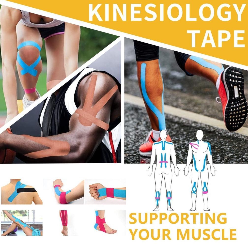 Df-7 Plester Perban Perekat Medis Kesehatan Pelindung Jari Tangan Kaki Bahu Dengkul Lengan Elastis L