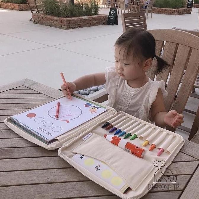 

NEW tas kotak pensil busy activity bag to go - stationery bag