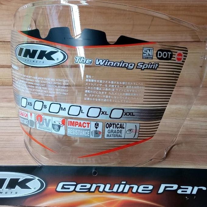 TERLARIS - Visor ink dynamic clear / kaca helm ink dynamic original