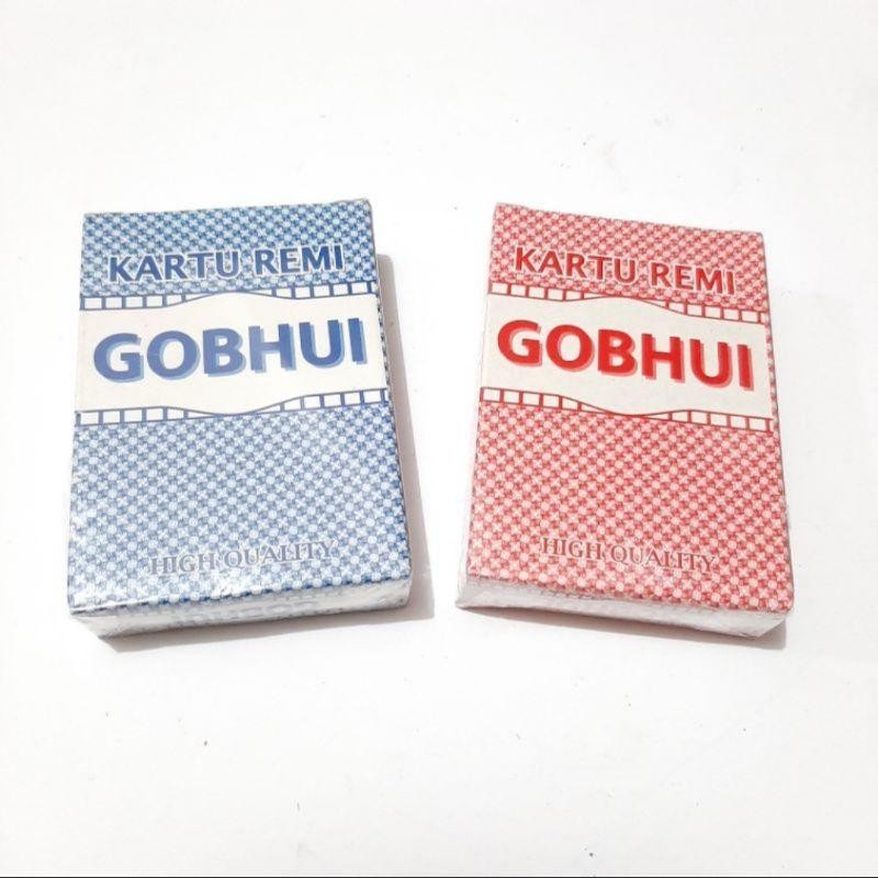 1 Box Isi 12 Set Kartu Remi Gobhui