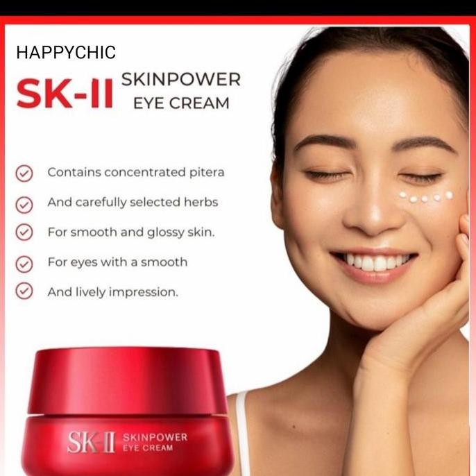 TERMURAH - (BPOM) SKII SK2 SK-II Skinpower Eye Cream 15gram 15 gr.100 persen ORI