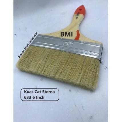 

baru kuas cat eterna 633 2.5 inch - 1 lusin kuas gagang kayu murah