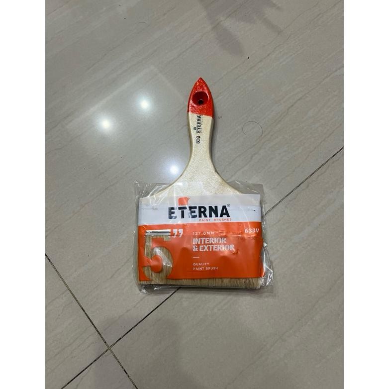 

baru kuas cat eterna 633 5 inch - kuas cat tembok berkualitas
