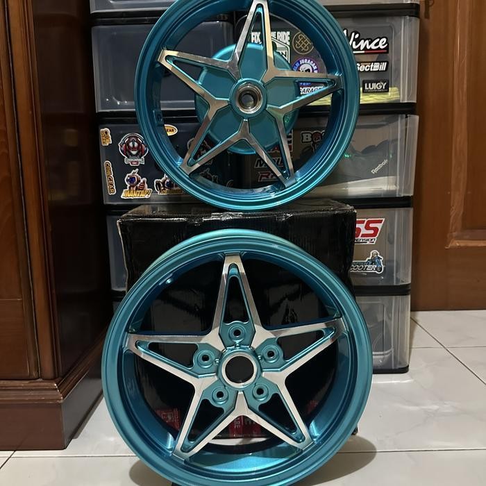 Velg Race Boy Bintang Five Stars Vespa Sprint Primavera Gts Lx S Lxv, Velg Raceboy, Velg Race Boy, V
