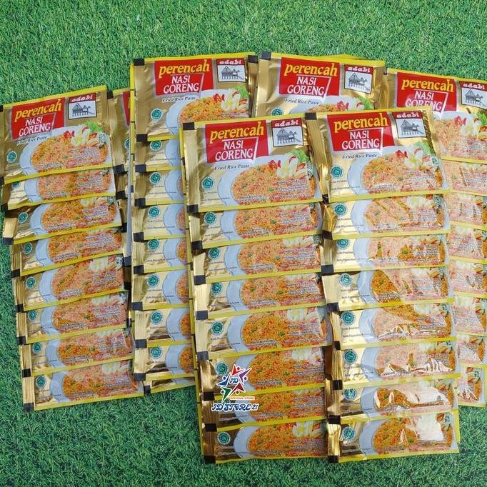 

Bumbu Nasi Goreng instan adabi 1 RENCENG Isi 16 pcs Halal Food Rice GT