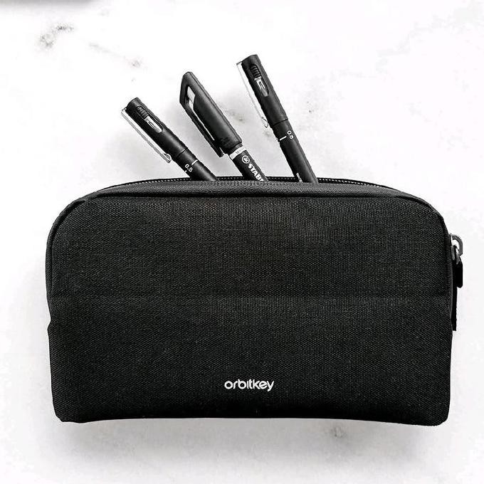 

NEW Pencil Case Orbitkey Black Original Tempat Pensil Stationery