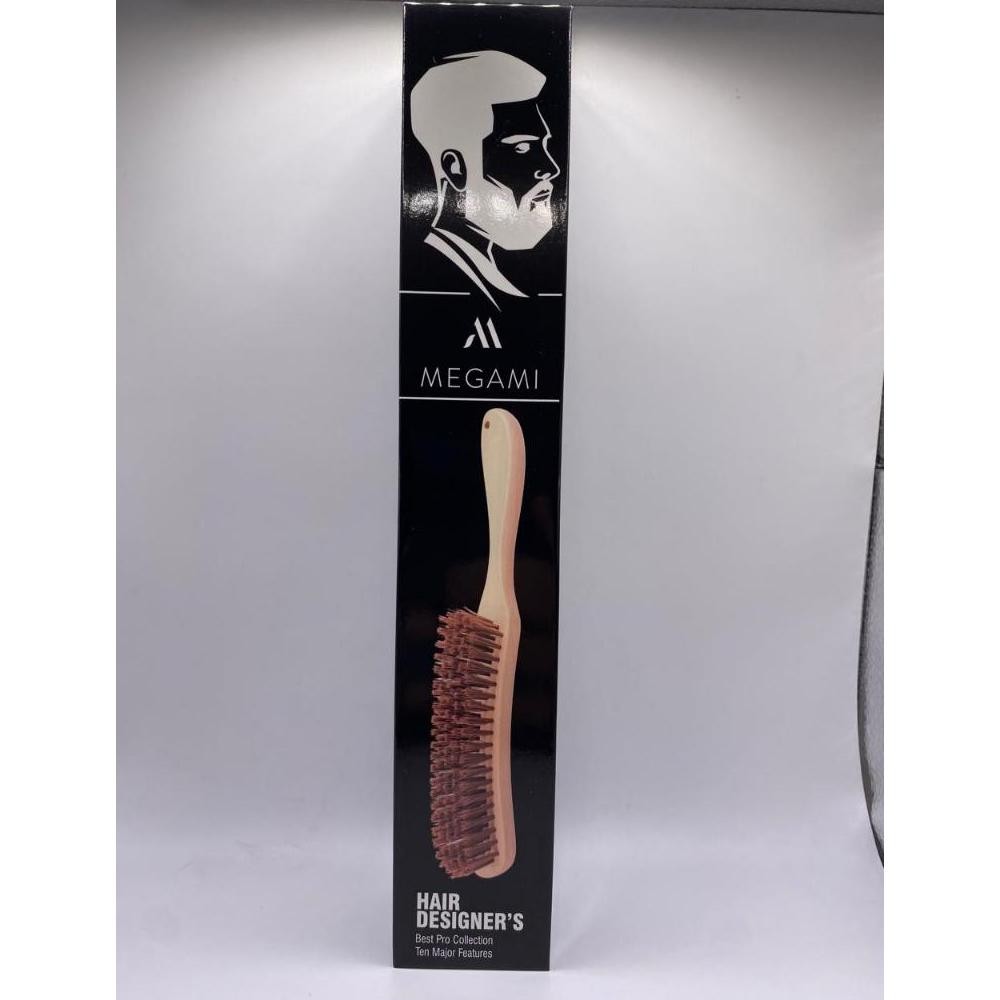 

baru fade brush megami wb 969 - sikat rambut & badan barber profesional alat salon