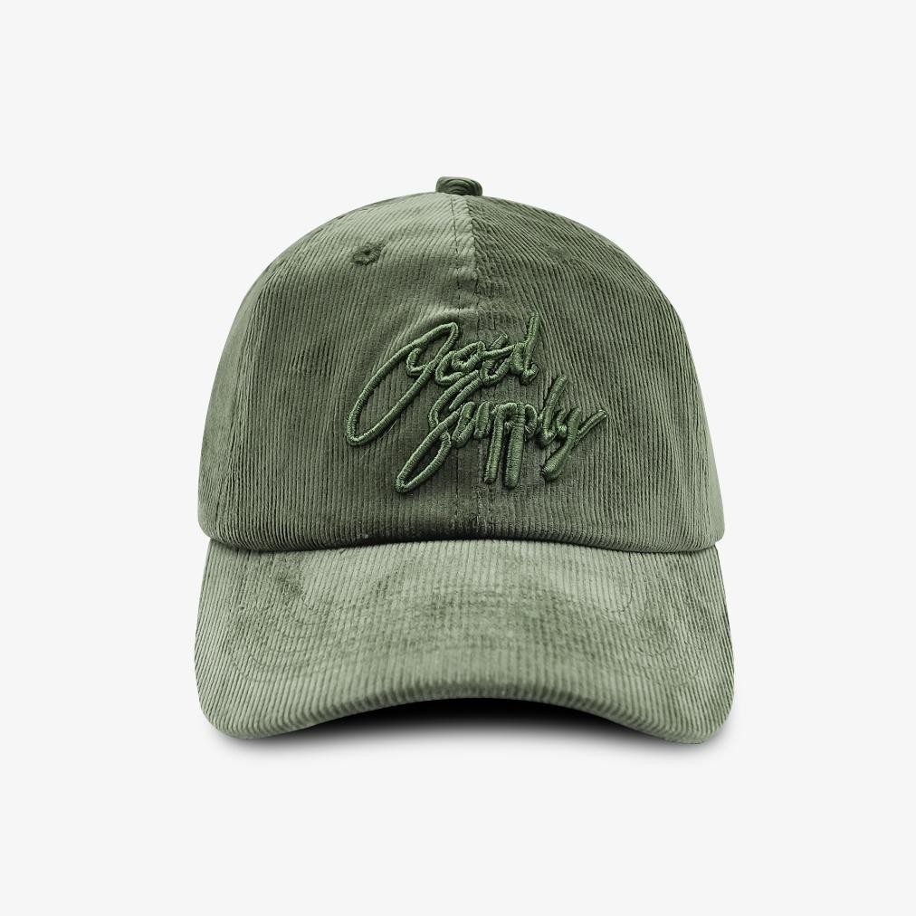 OOTDSUPPLY -  Polo Cap Corduroy Signature l Topi baseball | Polo Corduroy MURAH