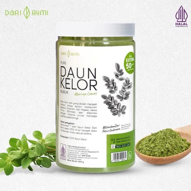 

Paket Bundling Daun Kelor Bubuk 450 Gram Dan Madu Murni Akasia 350 Gram Dari Bumi LJM