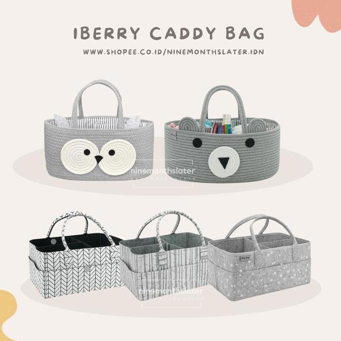 TERMURAH - iBerry My Size Multipurpose Caddy Bag Diaper Tas Stroller Baby Anak