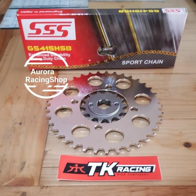 Gear Set TK RX King & Rantai SSS 415 HSB