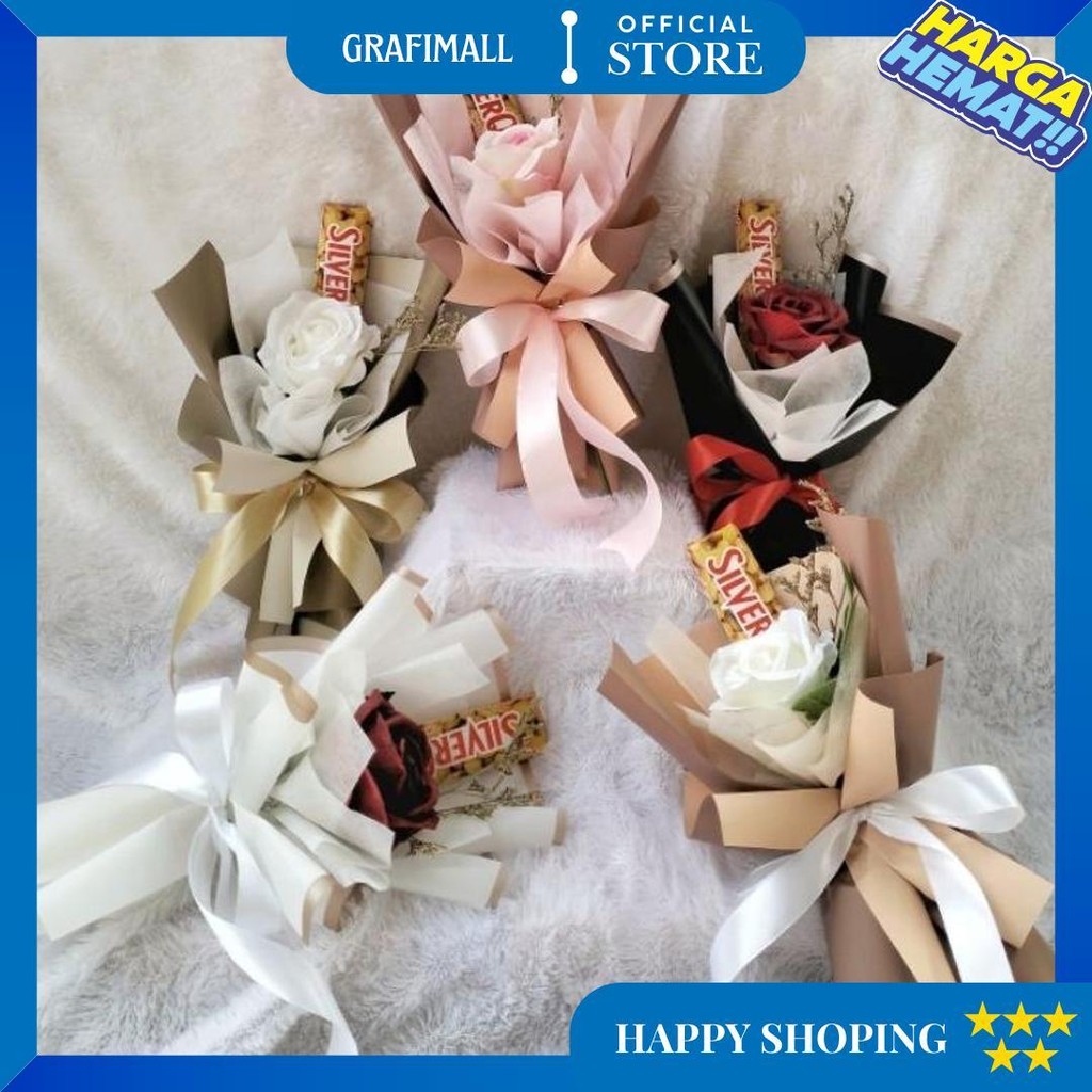 

[Ready] Buket Cokelat Silverqueen Mini Paket Hemat Valentine Sale