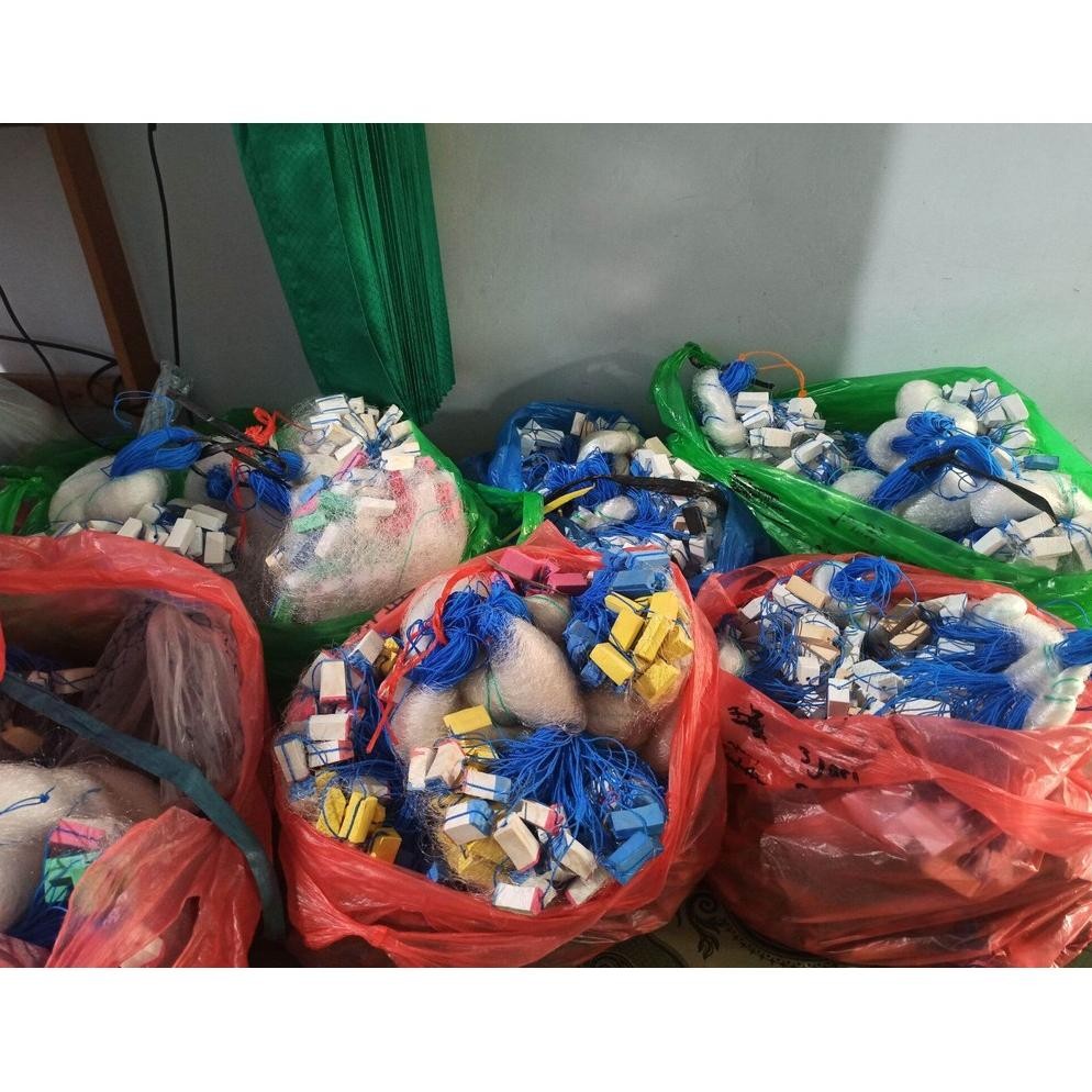 Sdn_12 Jaring Ikan Siap Pakai 2 Inci Panjang 50 Meter -100