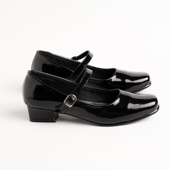 Sepatu Wanita Heels Pantofel Paskibra Polwan Ukuran Jumbo Big Size