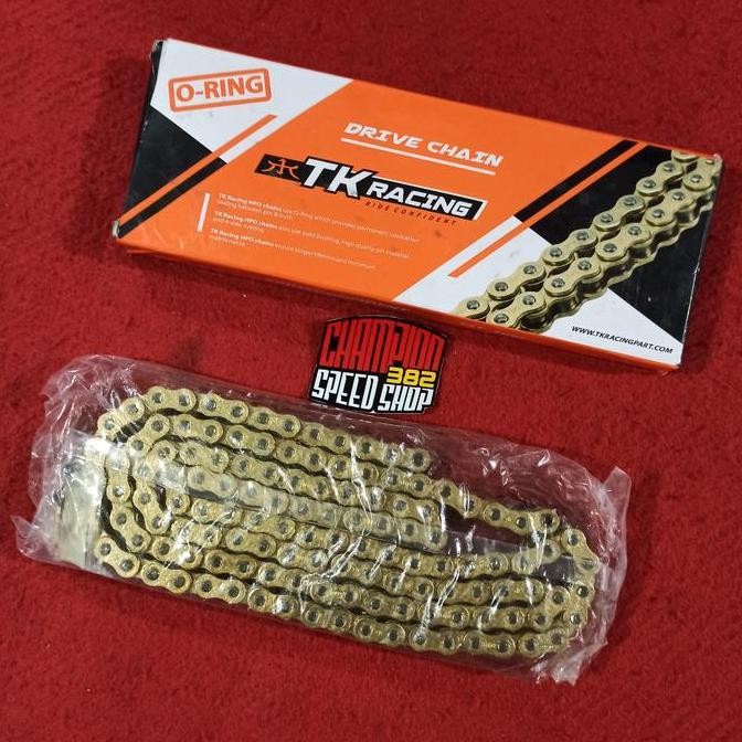 Rantai TK Racing O Ring ORing O-Ring 428O-130 428 130 130L Gold