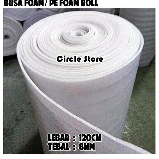 new   Busa Foam / Underlayer Foam PE Foam Roll Lebar 120cm Tebal 8mm