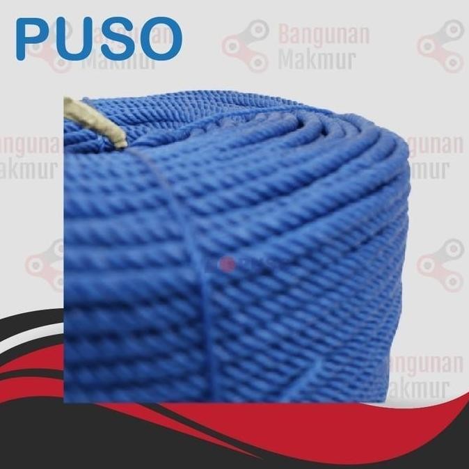 

ready Tali Tambang Plastik 8 mm PUSO - 1 Roll Per 50 Meter