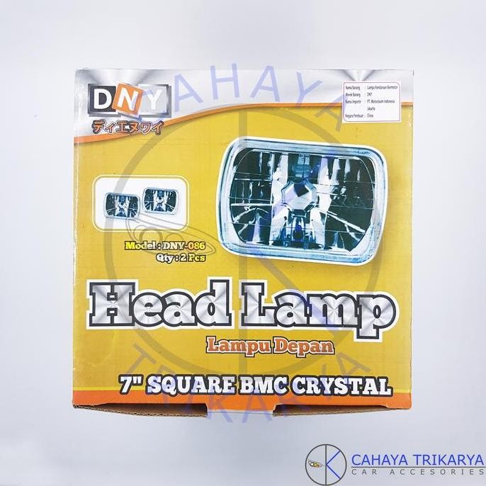 . Head Lamp / Lampu Besar Utama Kotak 7" Panther Lama 2.3 / Old Krs DNY