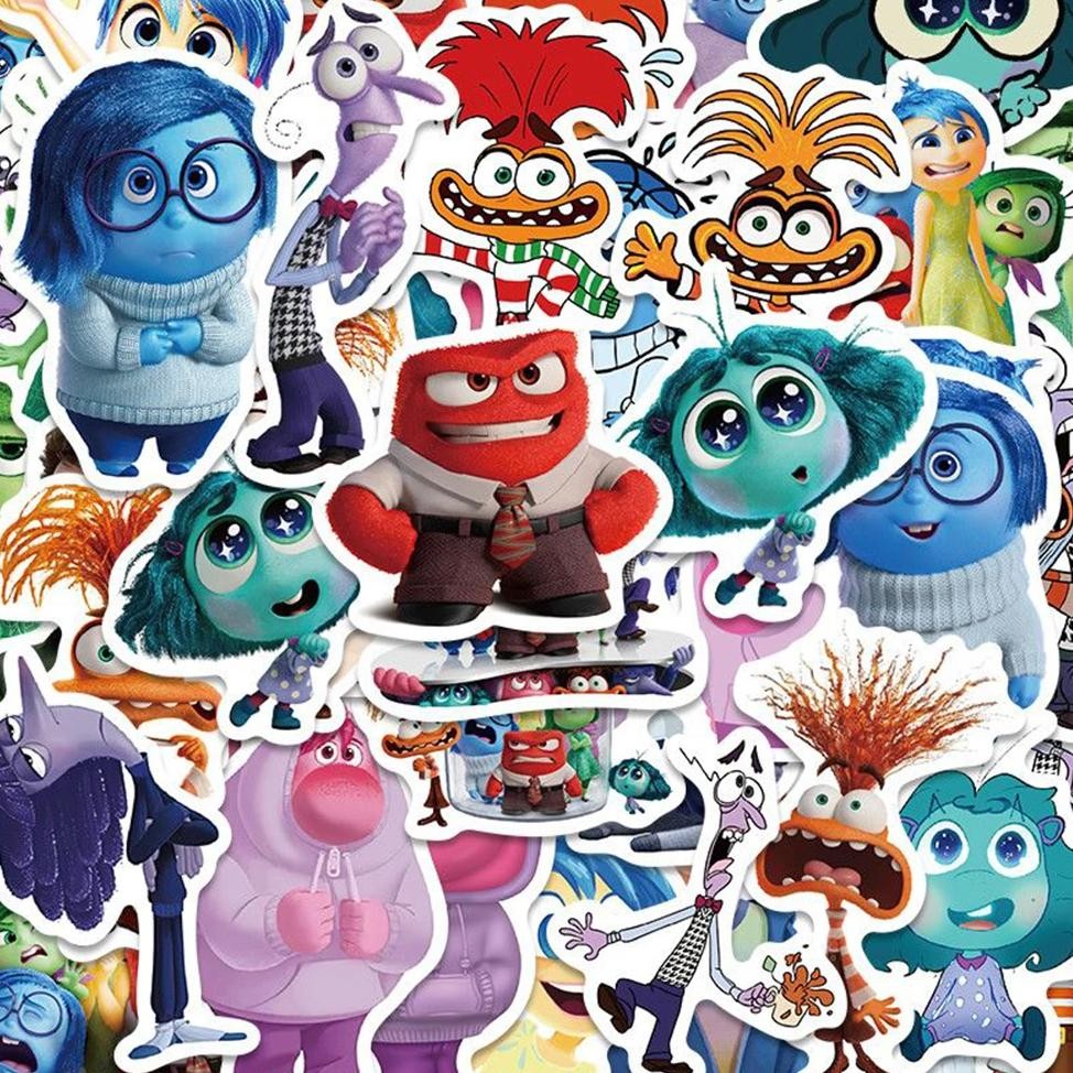 

10/30/50PCS Disney Movie Inside Out Stickers Cartoon Graffiti Decoration Skateboard Laptop Notebook Luggage Waterproof Decal Toy