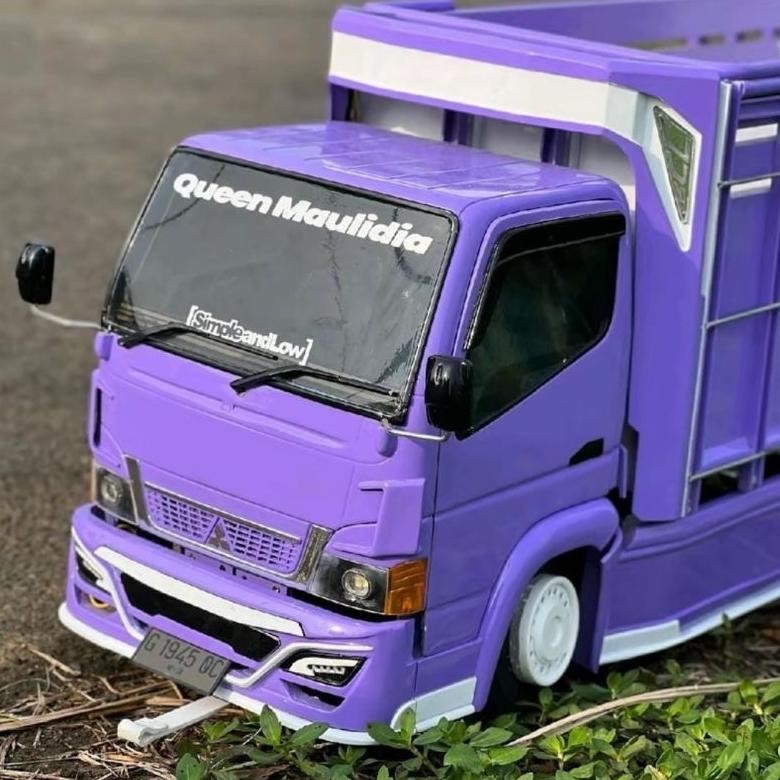 Promo Miniatur Truk Oleng Roda Kayu Full Variasi Lampu Bonus Terpal, Mobil-Mobilan Mainan Anak Truck