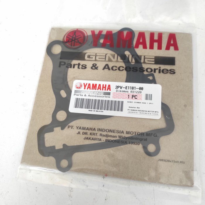 [LENGKAP] 50C-E1351-00 & 2PV-E1181-00 // 2 PCS GASKET HEAD & CYLINDER MX KING ORIGINAL YAMAHA