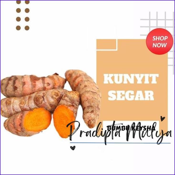 

Terbaru..!! Kunyit Segar 250 Gram - 1 Kg