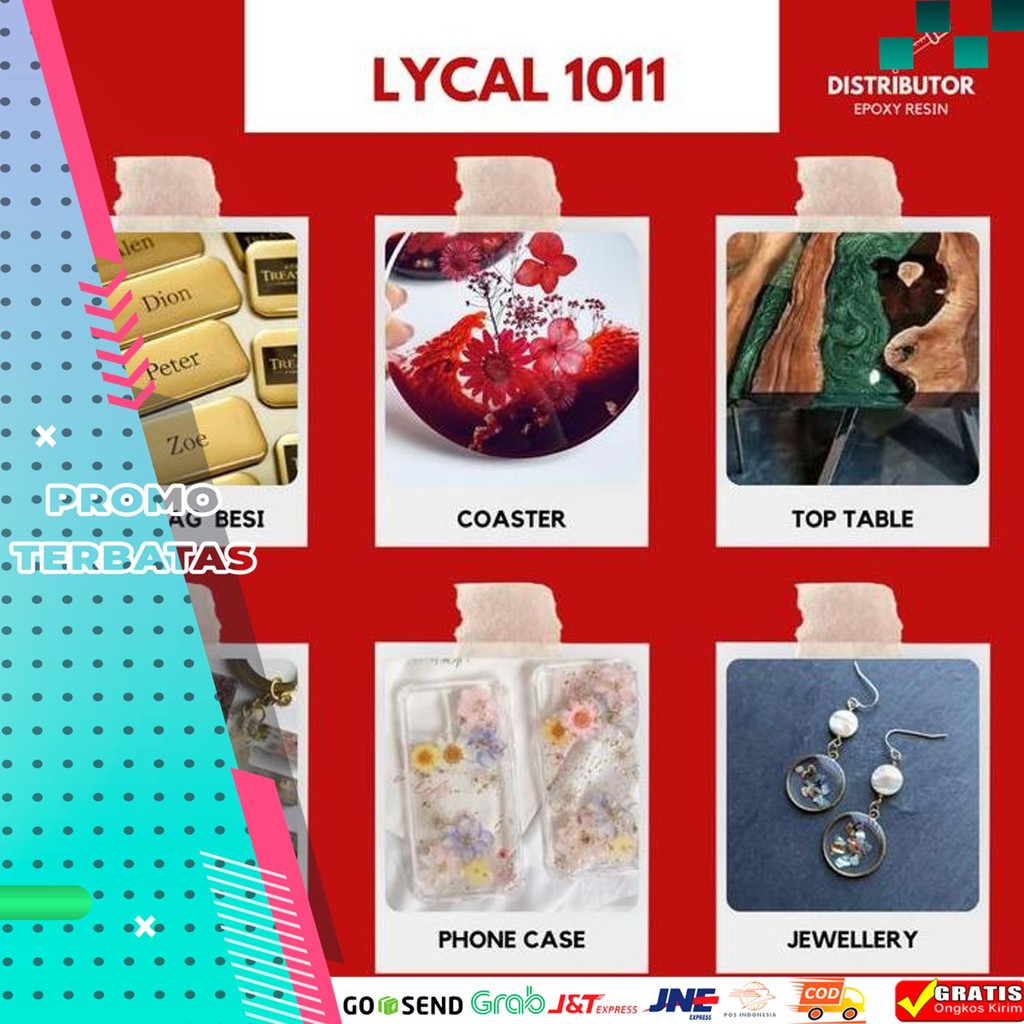 

NEW RESIN BENING LYCAL KERAS - LYCAL 1011 - 4 KG GRAB / GOJEK / ANTER AJA