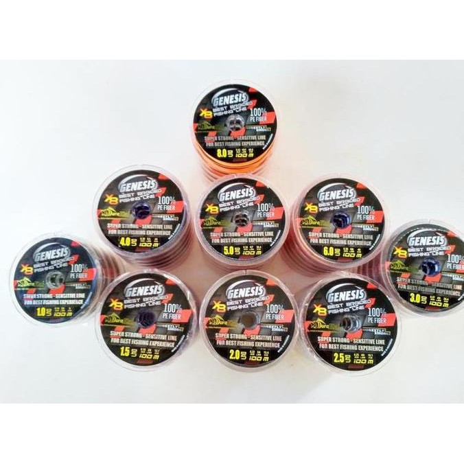 Senar Pancing Duraking Genesis X8 PE [terbaik]