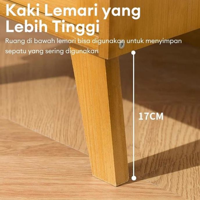 Meja Nakas Kayu Meja Kecil Meja Rotan Estetik Untuk Kamar Meja Sudut Bedside Table Minimalis locker 