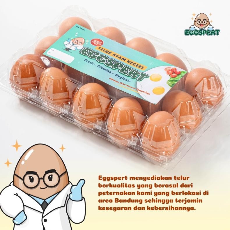 

EGGSPERT TELUR AYAM NEGERI KEMASAN ISI 15 PCS