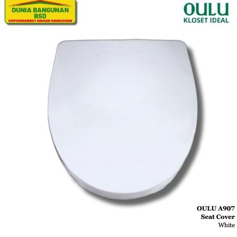 OULU Closet Seat Cover A907 White Tutup Kloset