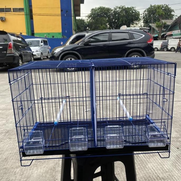 TERMURAH - KANDANG BESI KOTAK SEKAT PENUTUP  60x35x35CM