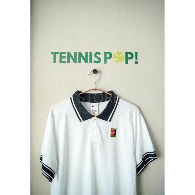 Baju Tennis NikeCourt Polo London Heritage - White Wimbledon 2024