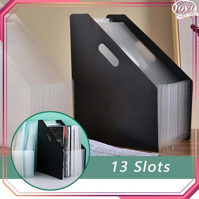 

TERMURAH File Holder Standing File A4 13 Sekat Tempat File Dokumen Folder File Dokumen Tas Dokumen File Siap kirim