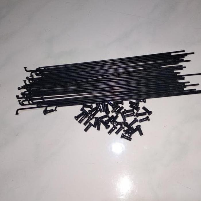 Ruji 20 14G 187 Warna Hitam Niple Hitam 64Pcs Original Dan Terpercaya