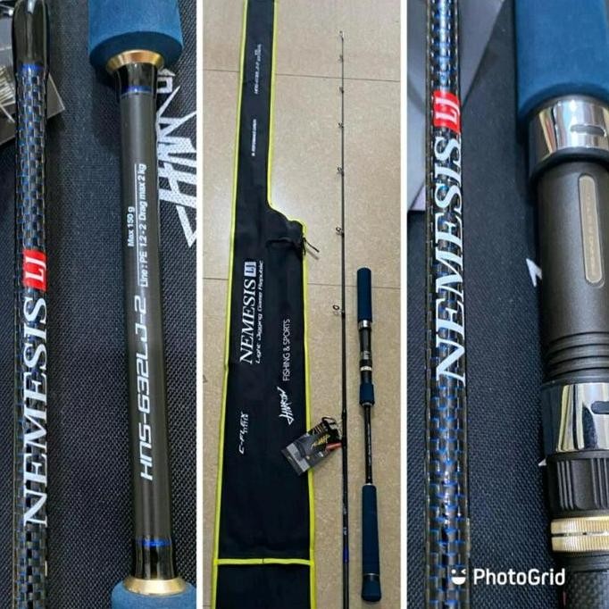 TERBARU - JORAN HARROW NEMESIS LJ 632 SPINNING/OVERHEAD - JIGGING