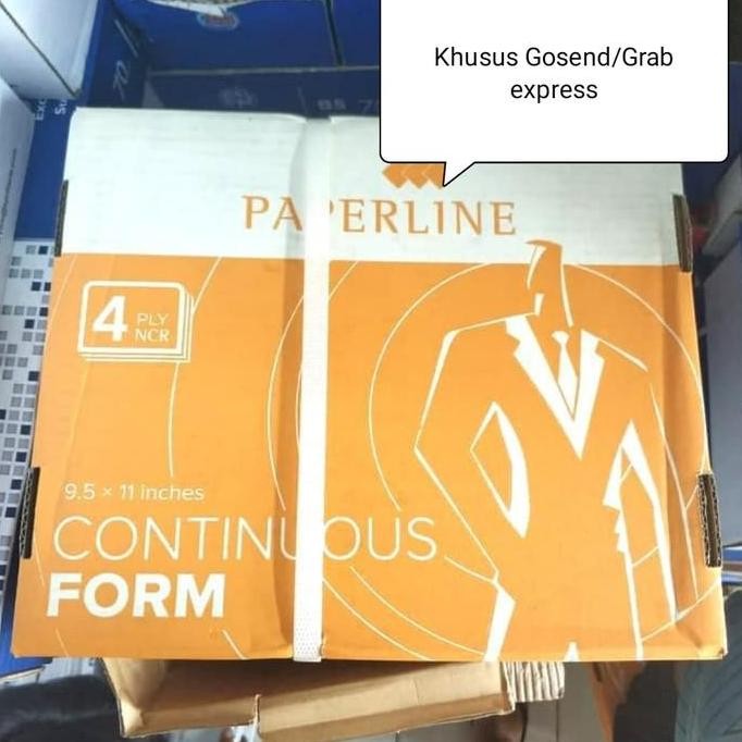 

TERMURAH - Kertas Continuous Form 4 PLY FULL 9.5" x 11" | 500 sets | 2000 sheets