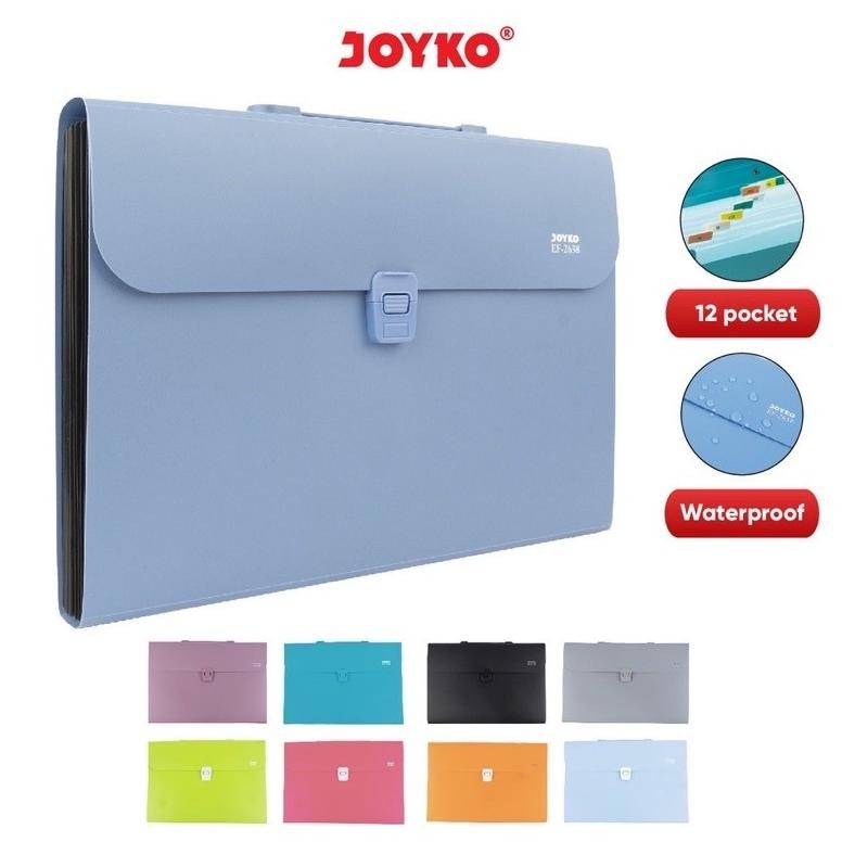 

READY STOK Expanding File Map Harmonika Joyko EF-2638 Folio 13 Pocket Siap kirim