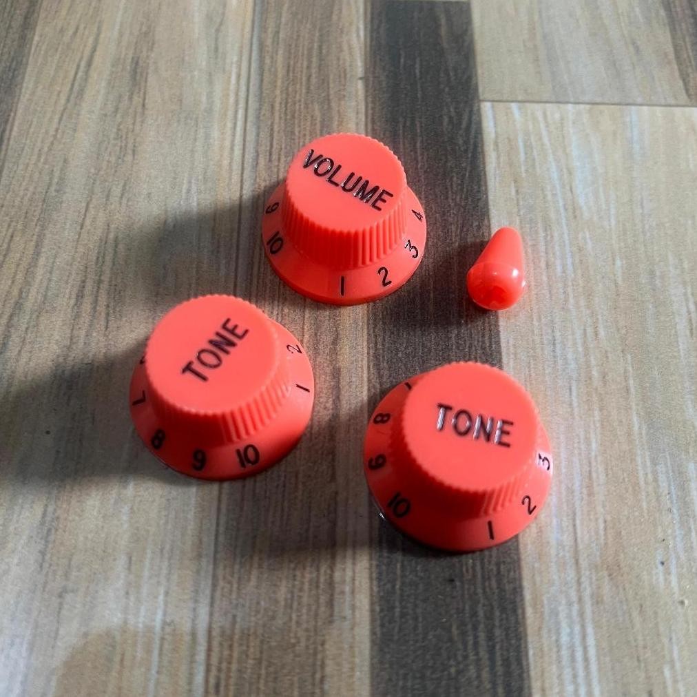 Knop Fender Stratocaster Satu Set - Knob Fender Stratocaster