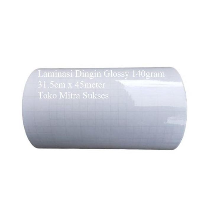 

Laminasi Dingin Glossy A3 31cm x 45m x 140gram