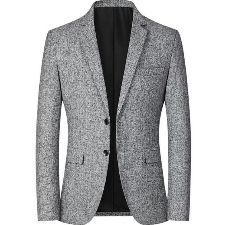 Jas Pria Slimfit bahan Wol -Jas Formal bahan material setreach Wol Slimfit body JunDW