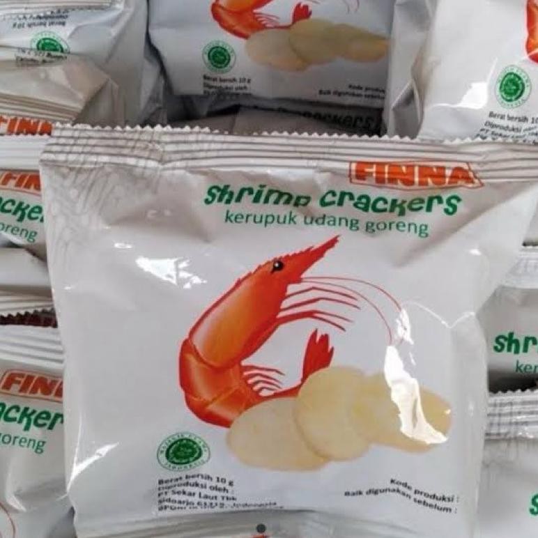 

Finna Kerupuk Udang Goreng 10 Pcs/Pack Matang Untuk Berkat Catering Grosir Baru
